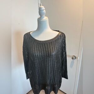 Club Monaco Black Knit Sweater
